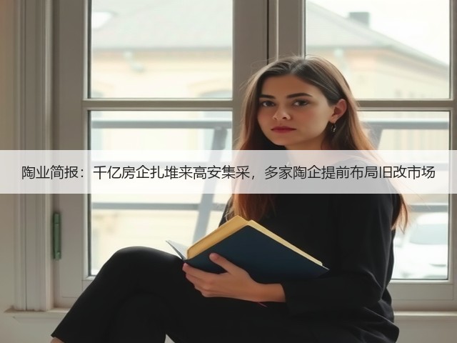 陶业简报:千亿房企扎堆来高安集采,多家陶企提前布局旧改市场(图3) 陶业简报:千亿房企扎堆来高安集采,多家陶企提前布局旧改市场(图3)