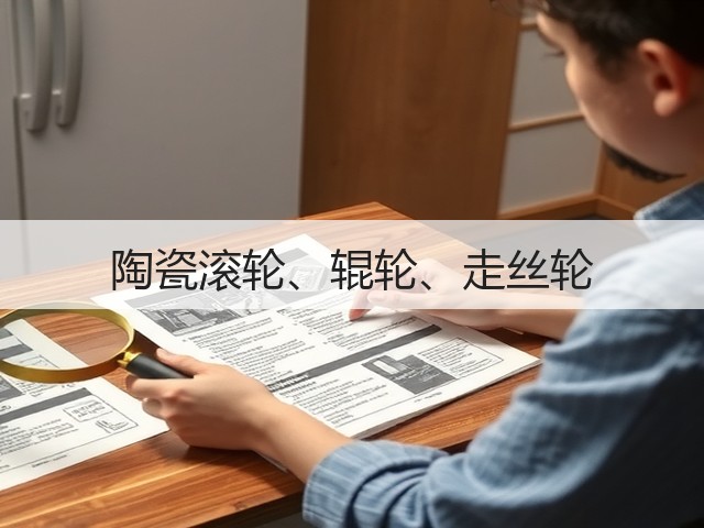 陶瓷滚轮、辊轮、走丝轮(图2)