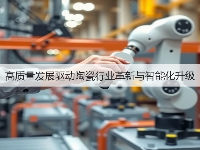 高质量发展驱动陶瓷行业革新与智能化升级(图1) 高质量发展驱动陶瓷行业革新与智能化升级(图1)