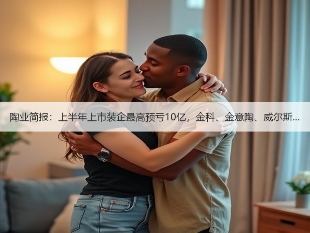 陶业简报：上半年上市装企最高预亏10亿，金科、金意陶、威尔斯...(图2)