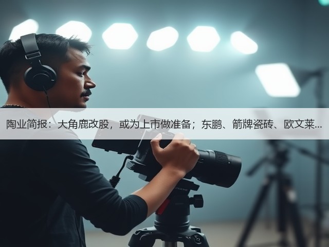 陶业简报：大角鹿改股，或为上市做准备；东鹏、箭牌瓷砖、欧文莱...(图1)